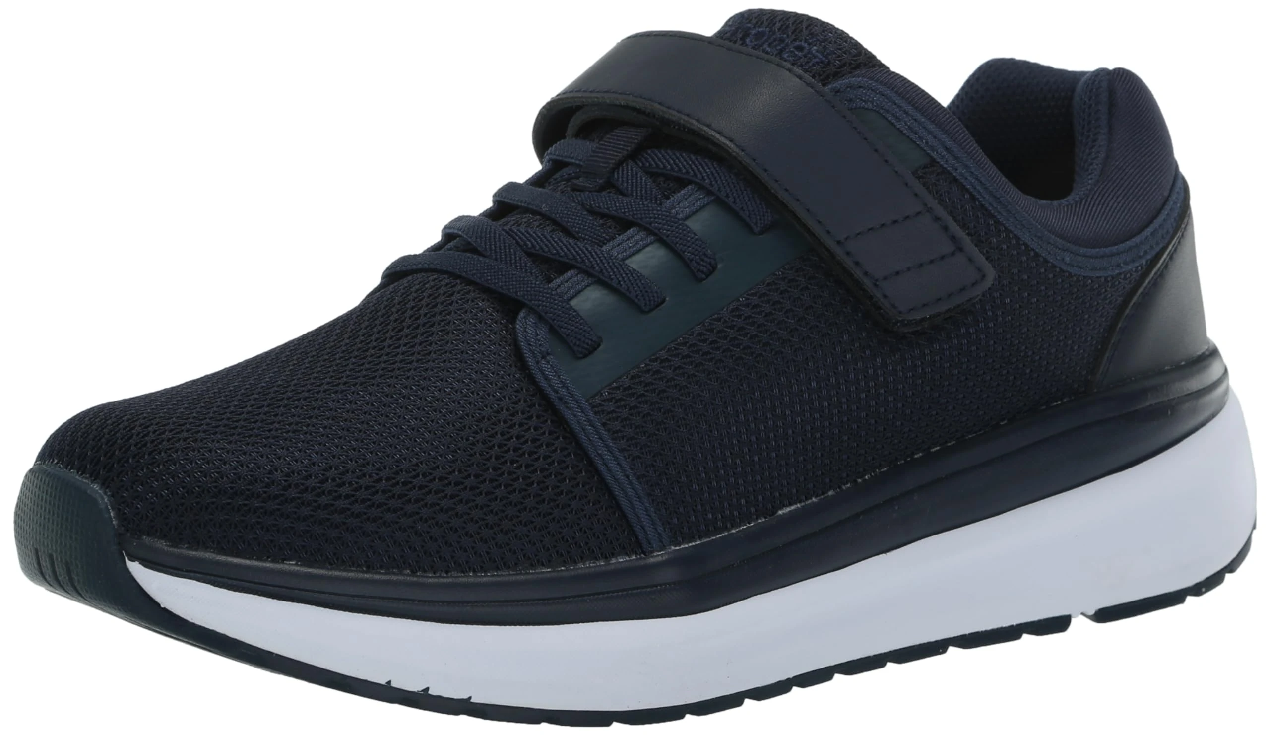 Propet Mens Ultimate Fx Running Sneakers Shoes - Black, Navy, 12