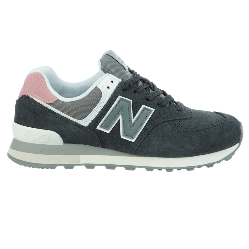 NEW BALANCE 574 Black/Pink Men, UK 7.5