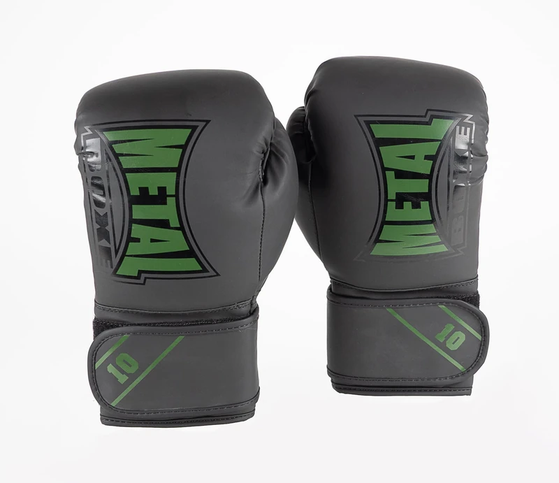 METAL BOXE Boxing Gloves Training Starter Black/Khaki 06 oz
