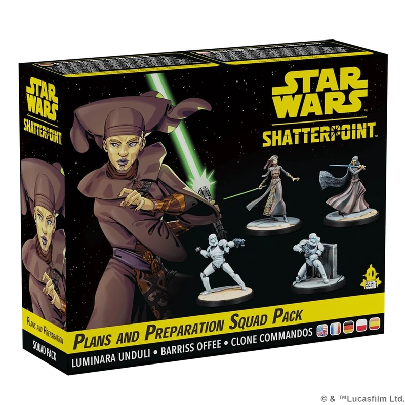 Atomic Mass Games | Star Wars Shatterpoint: Plans and Preparation - Squad Pack | Tabletop Miniatures Game | Ages 14+ | 2 Players | 90 Minutes Playing Time