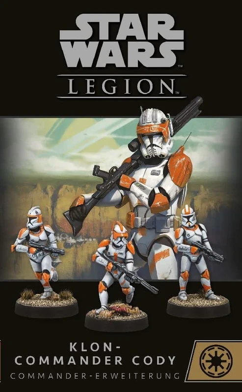 Atomic Mass Games Star Wars: Legion - Clone Commander Cody | Commander Expansion | Tabletop | 2 Players | Ages 14+ | 120-180 Minutes | German