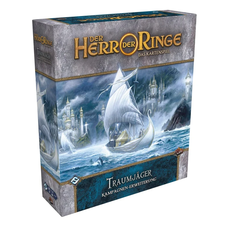 Fantasy Flight Games Asmodee The Lord of the Rings: LCG - Dream Hunter | Campaign Expansion | Expert Game | Card Game | 1-4 Players | Ages 14+ | 30+ Minutes per Player | German