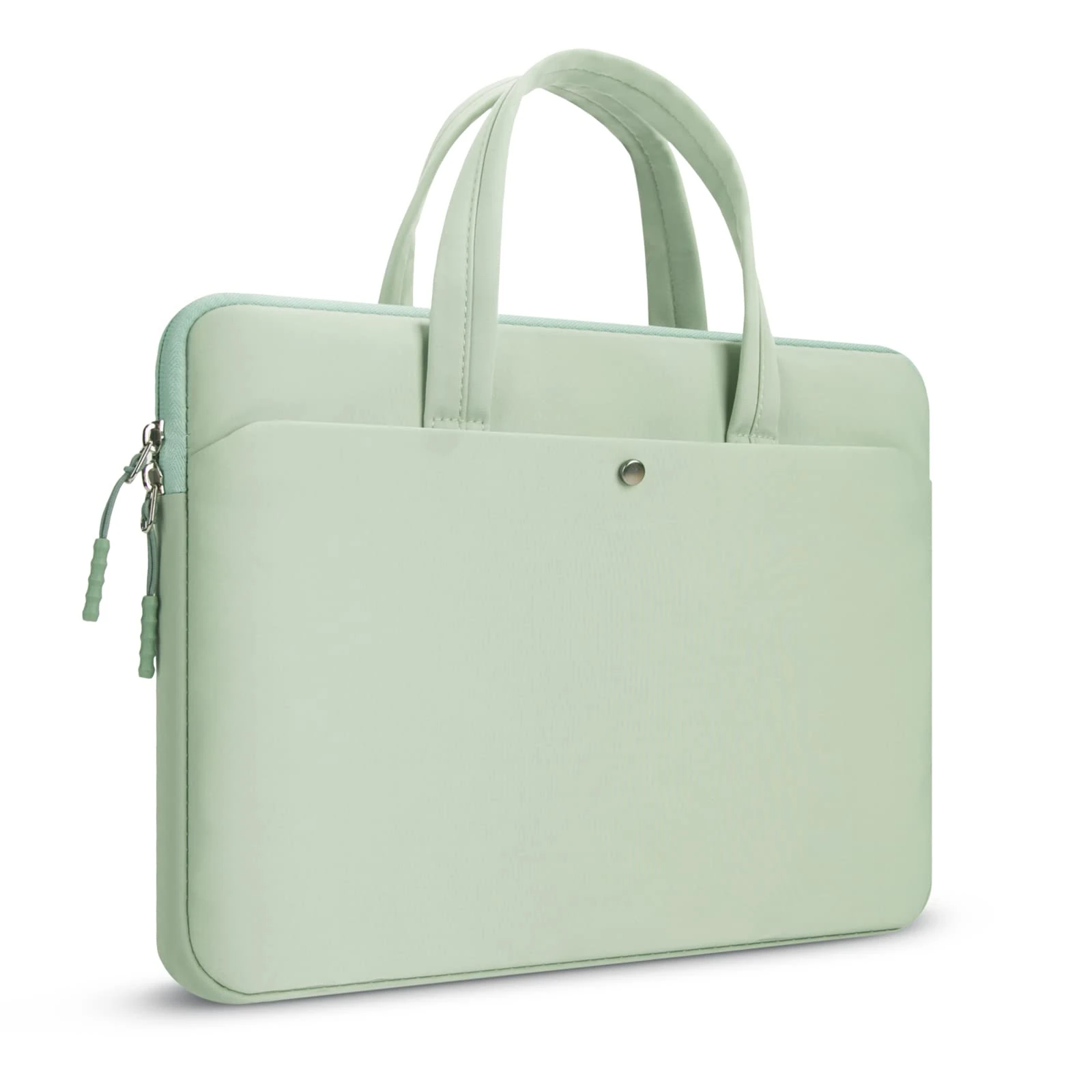 MicaYoung Laptop Sleeve Case 15.6 inch Lightweight Waterproof Carrying Bag Compatible with 15 15.6 16 inch Acer Asus Dell HP Thinkpad Chromebook Computer Notebook, Green