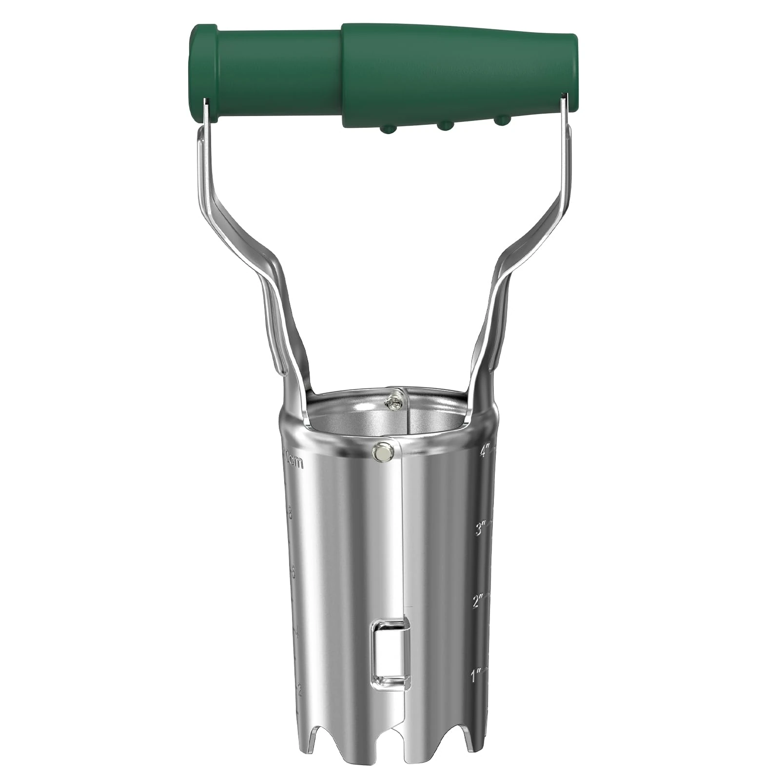 FLORA GUARD Bulb Planter with Depth Mark - Ideal Bulb Transplanter for Planting (Green)