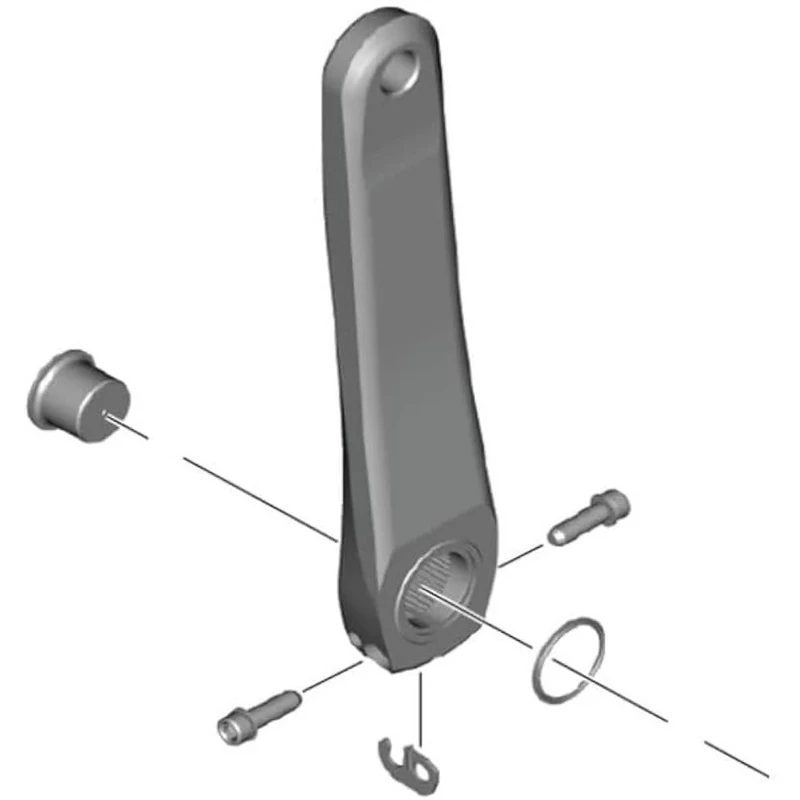 Shimano Spares SPRE FCR7100 LH crank arm unit 172.5mm