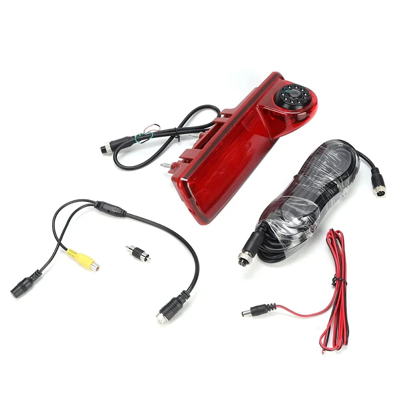 Akozon Brake Light Reversing Rear View Waterproof Camera Fits for Vivaro 2014