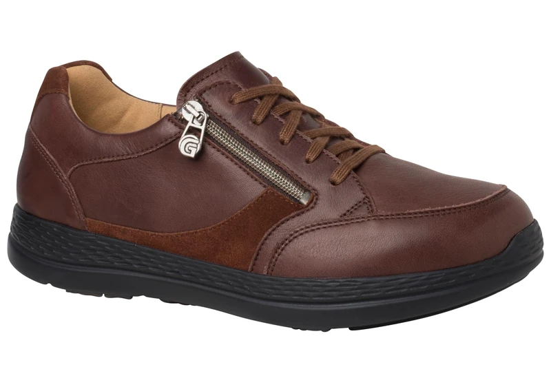 Ganter Karl Ludwig Men's Trainers, Coffee, 48 EU XX-Weit