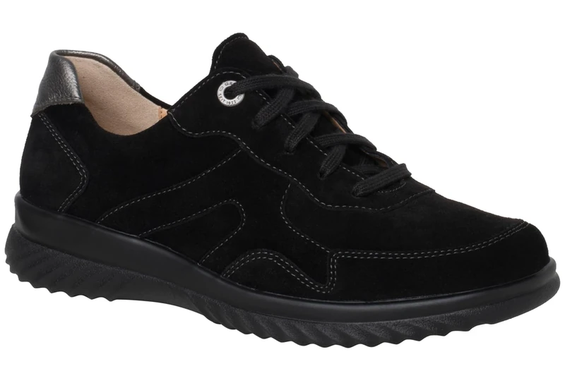 Ganter Women's Heike Trainers, Black, 38.5 EU Weit