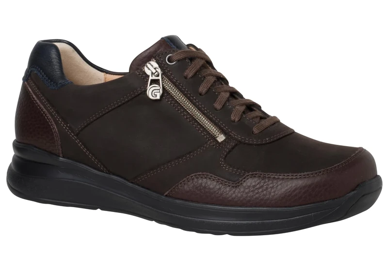 Ganter Men's Harald Sneaker, Dark Brown, 10 UK