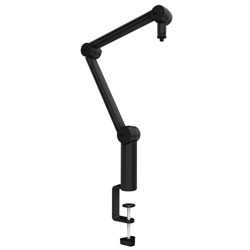 NZXT Boom Arm Mini – AP-BOOMS-B1 - Small Microphone Boom Arm for Streaming, Content Creation, Podcasting & Recording – Smooth & Silent – Covered Cable Channel – Universal Compatibility – Black - Image 1