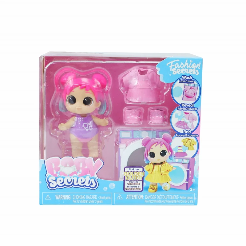 Bizak Baby Secret - Collectible 9cm Figures with Washing Machine - Image 1