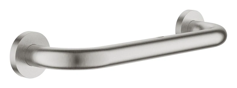 GROHE Start Grip Bar (Metal, Concealed Fastening, Including Screws and Dowels), Size 349 mm, Stainless Steel Look, 41189DC0