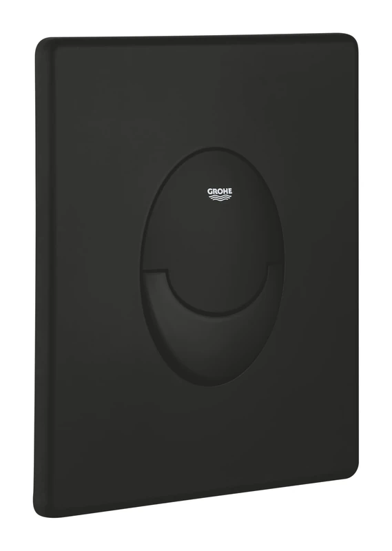 GROHE Start Flush Plate for Concealed Gd2 Cisterns, Water-Saving, Dual Flush with Start-and-Stop Activation, Matt Black Easy to Install 3 389642430