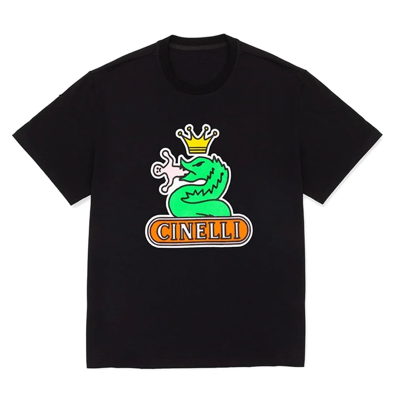 Cinelli Special Corsa Unisex Adult T-Shirt, Black, M