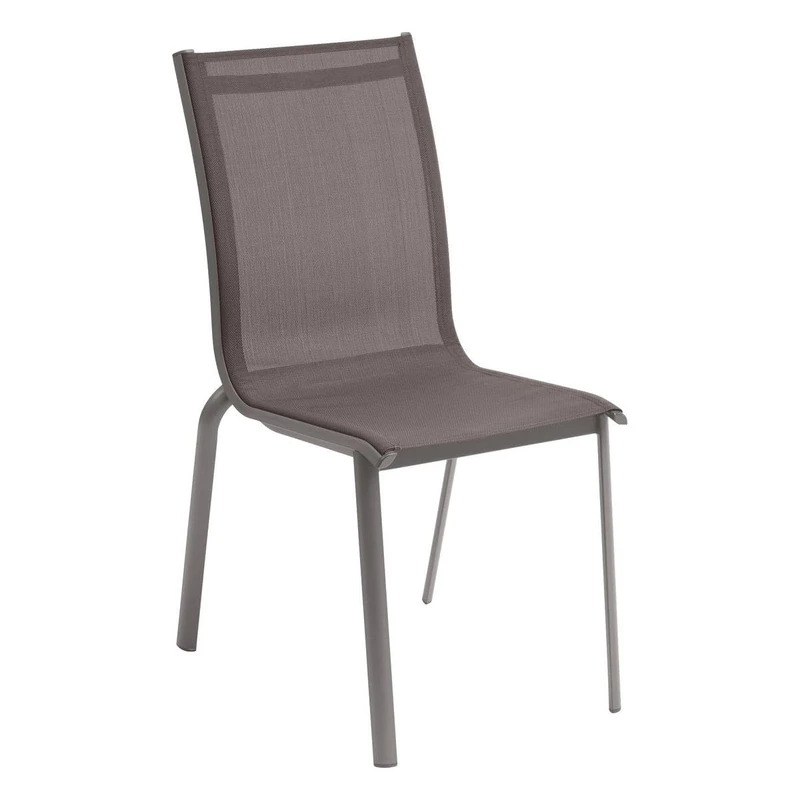 Hespéride Axant Wenge & Praline Stackable Garden Chair