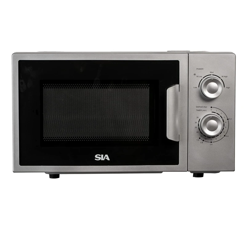 SIA FAM21SI 20L Silver Microwave - 700W, 5 Levels, 2 Yr Guarantee