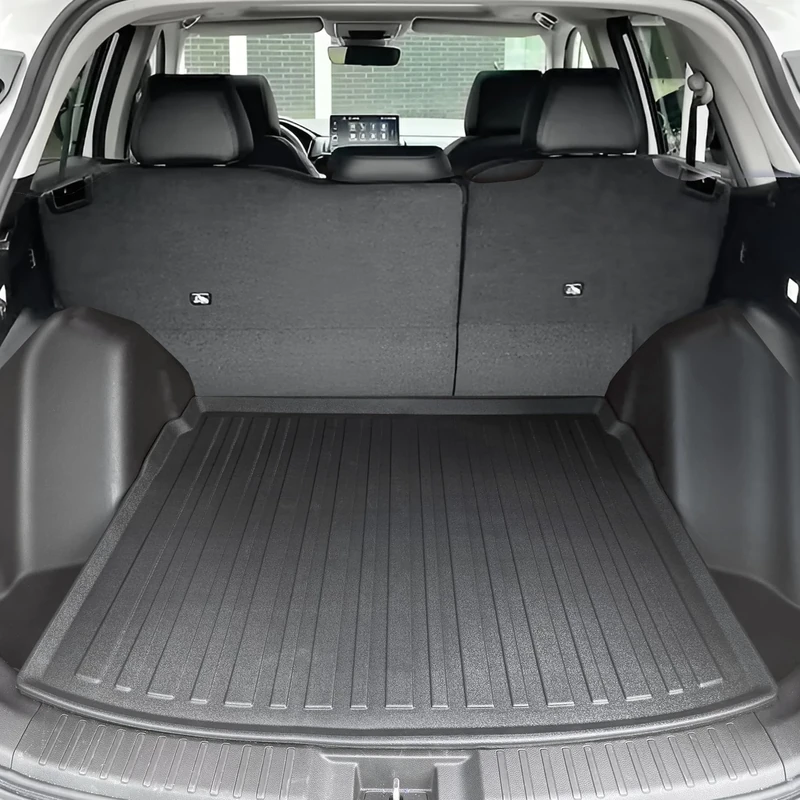 Premium Cargo Liner for Honda CR-V 2023-2024 -100% Protection - Custom Fit Car Trunk Mat - Easy-to-Wash & All-Season Black Cargo Mat - Laser Measured Trunk Liners for Honda CR V (Upper Deck)