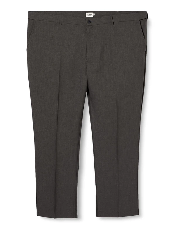 Farah Classic Men's Roachman Trousers, Charcoal, 50W 31L UK