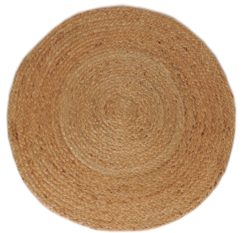 Atout Ciel Round Braided Jute Rug 120 cm