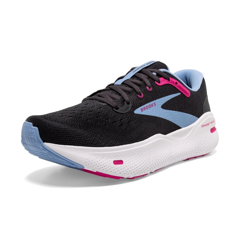 BROOKS 1203951B082 Ghost Max Women Ebony/Open Air/Lilac Rose UK 5.5