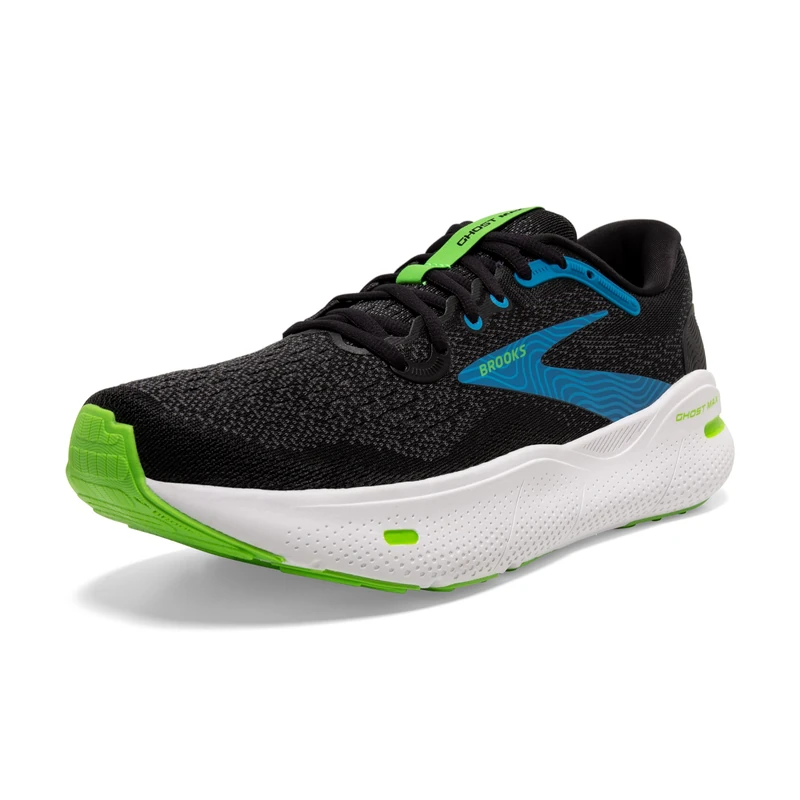 BROOKS 1104061D060 Ghost Max Men Black/Atomic Blue/Jasmine UK 7 - Image 1