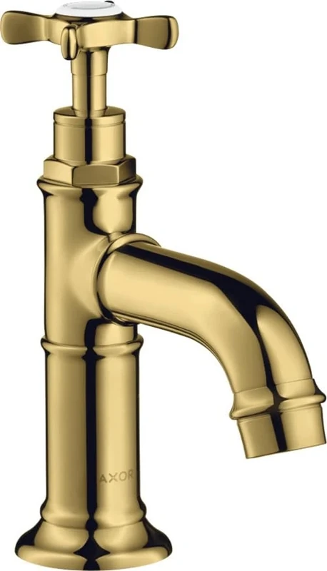 Hansgrohe Axor Montreux floor standing valve without pop-up waste, only for cold water connection, Colour: Polished Gold Optic