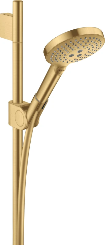 Hansgrohe Axor Uno² shower set with Raindance Select S 120 3jet hand shower; color: Brushed Gold Optic