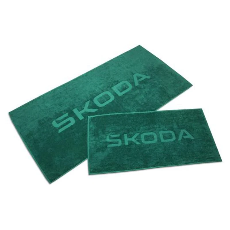 Skoda 6U0084500549 Bath Towel Cotton Emerald Green