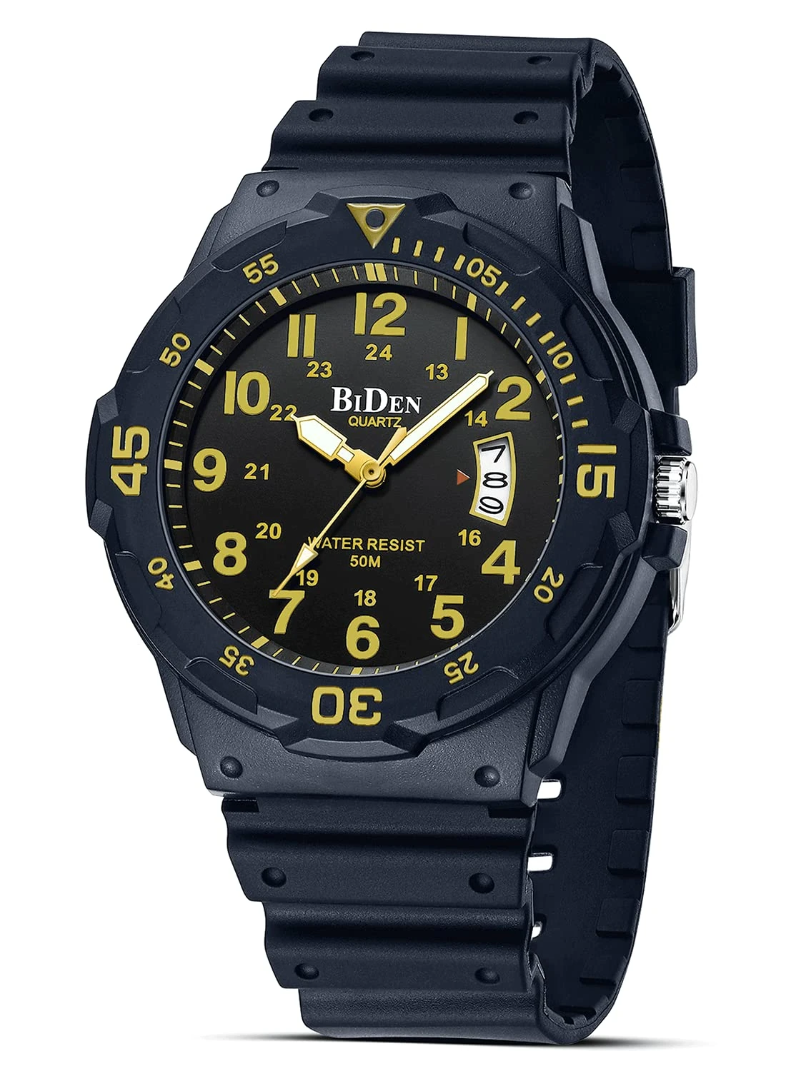 HANPOSH Mens Watches Analog Quartz Watches Men 30M Waterproof Watch Fashion Casual Mens Designer Wrist Watch with Date