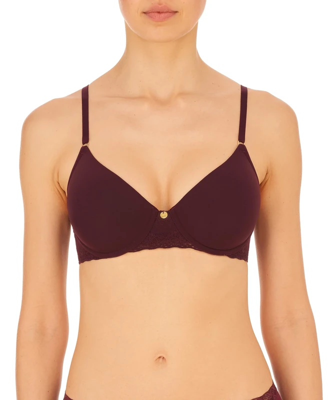 Natori Bliss Perfection Contour Underwire T-Shirt Bra - Vino 30A