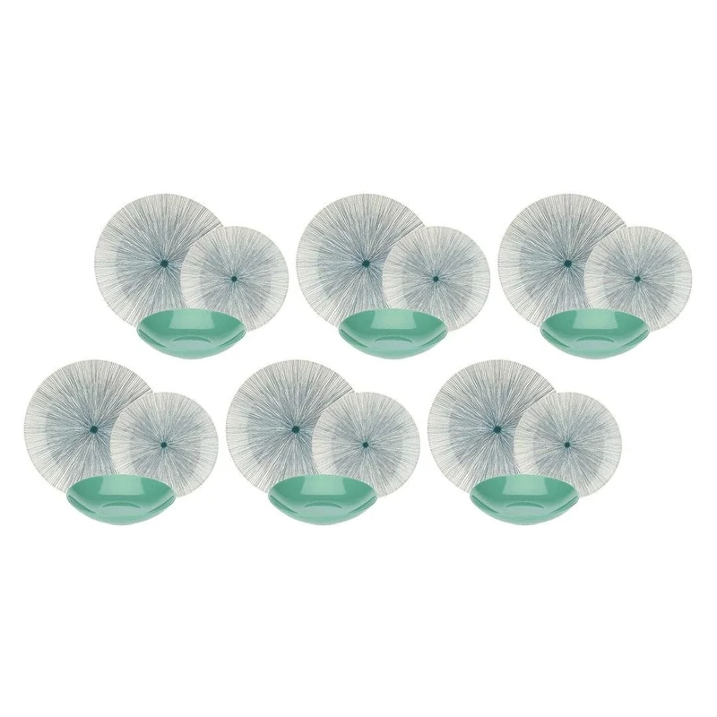 THUN Rose & TULIPANI - Set of 18 Plates Warm on Me