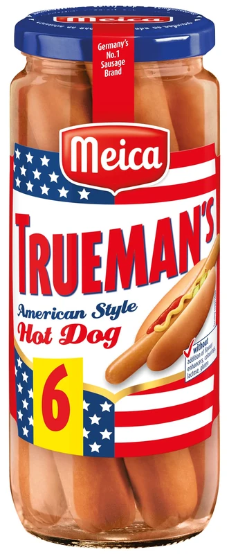 Meica Trueman's American Style Hot Dogs 4 x (3 x 540g) - Image 1