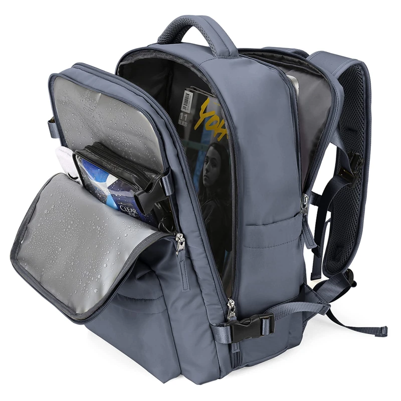 WONHOX travel backpack, A91-grey Blue, XL, Pure 516227-234