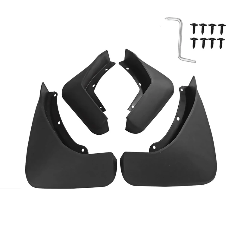 Actkill Custom Fit for Mud Flaps Volvo XC60 2018-2023 2024 2025 Mud Splash Guard Front and Rear 4-PC Set