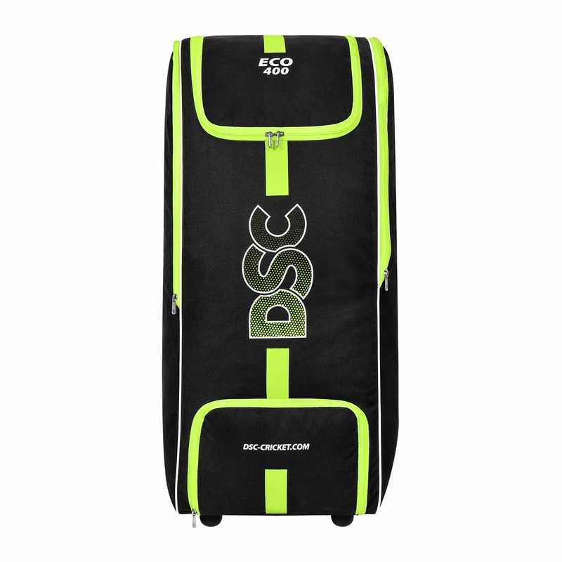 DSC Eco 400 Cricket Kit Bag | for Men & Boys | Material: Polyester | Integrated Shoe Pocket | Padded and Adjustable Shoulder Straps - Image 1