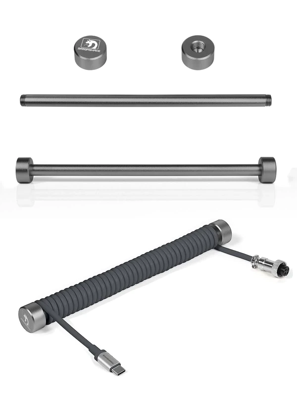 MAMBASNAKE RC01 CNC Cable Winder for Aviator Cable - 7.68in Black