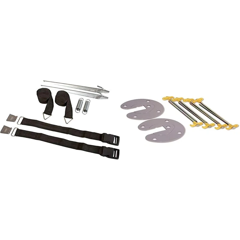 Fiamma Awning Tie Down S Black (F45, F65) & Kit Awning Plate