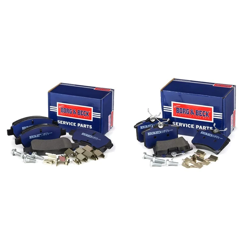 Borg & Beck BBP1703 Front Brake Pads Fits: Cit Xsara/Picasso Peu 206/307 & Brake Pads Fits: Audi, Seat, VW (rear) 96-