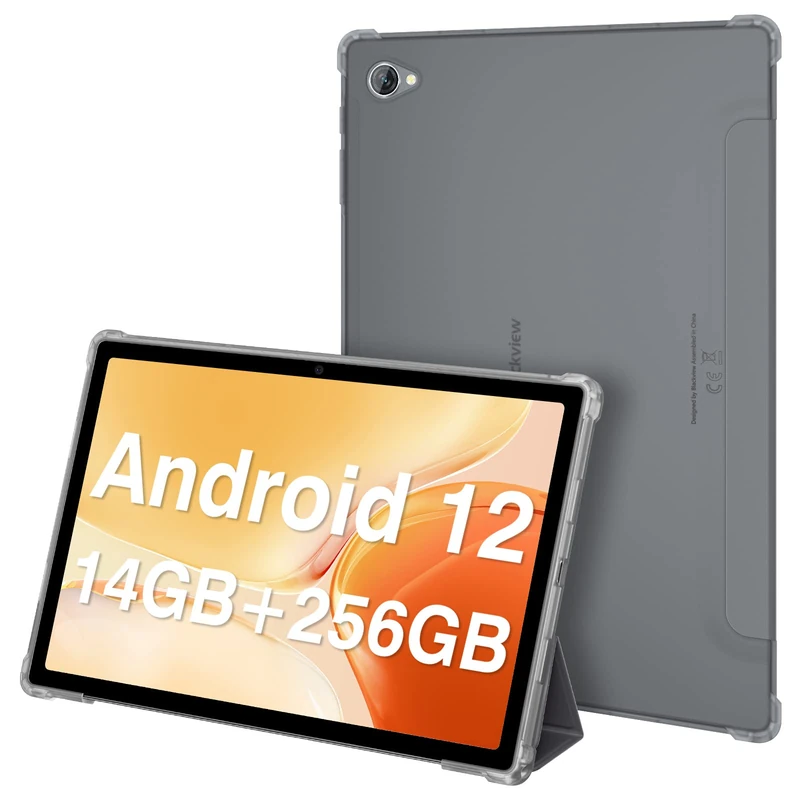 Blackview Tab 16 Gaming Tablet 11 Inches, 14(8+6) GB RAM + 256GB ROM (1TB TF), Android 12, 2K 2000 x 1200 IPS, Octa-Core, 8MP + 13MP, 7680mAh/4G LTE/5G WLAN/Google GMS/Widevine L1/Stylus Pens/GPS