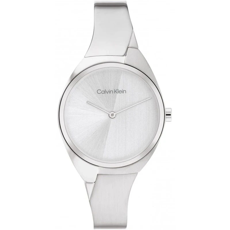 Calvin Klein Analogue Quartz Watch for Women Charming Collection with Silver Stainless Steel Bracelet - 25200234