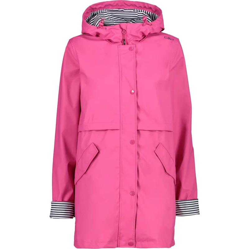 CMP - Woman Jacket Fix Hood, Geranium, XS