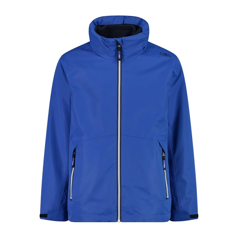 CMP - Kid Jacket Fix Hood Detachble Inn.Jacket, Royal-B.Blue, 104