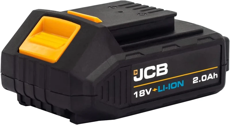 JCB 18V 2.0Ah Rechargeable Lithium-ION Battery & 2.4A Fast Charger Compatible with JCB 18V Cordless Power Tools 3 Year Warranty