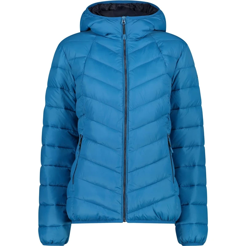 CMP - Woman Jacket Fix Hood, Jade, XXS