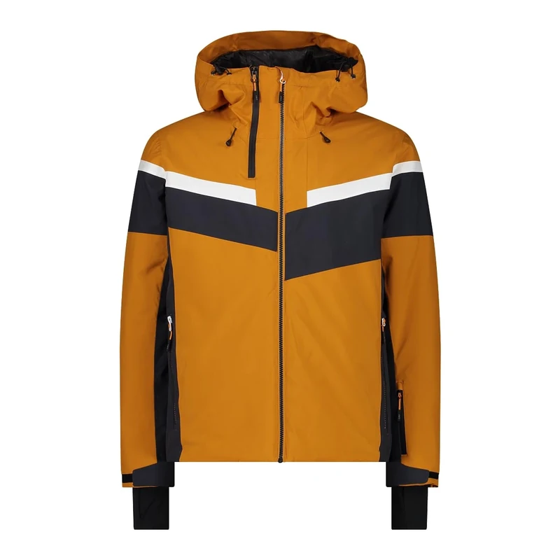 CMP - Man Jacket Fix Hood, Pumpkin, 46