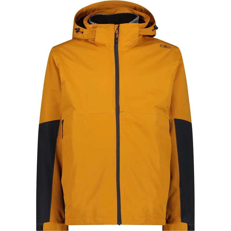 CMP - Man Jacket Zip Hood Detachable Inn.Jacket, Pumpkin, 60