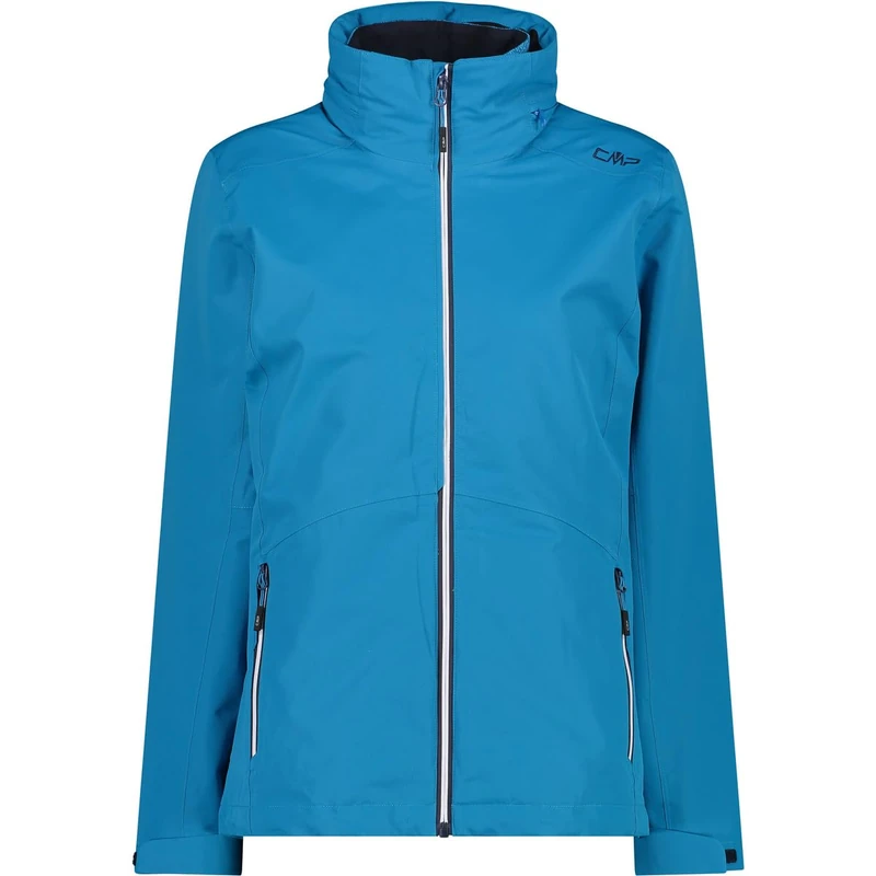 CMP - Woman Jacket Zip Hood Detachble Inn.Jacket, Jade, L