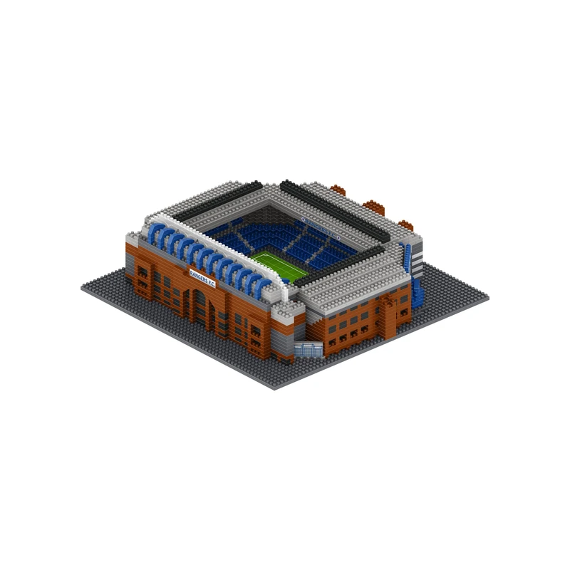 FOCO Officially Licensed Rangers FC Ibrox BRXLZ Stadium 3D Bricks Construction Toy Model