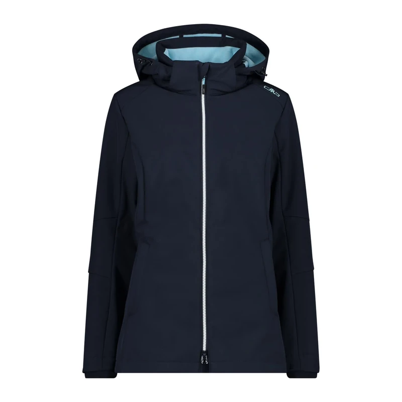 CMP - Woman Jacket Zip Hood, B.Blue-Anise, XXS