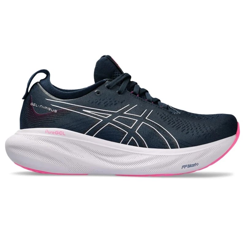ASICS Women's Gel-Nimbus 25 Running Shoes, French Blue/Lilac Hint, 3.5 Wide - Image 1